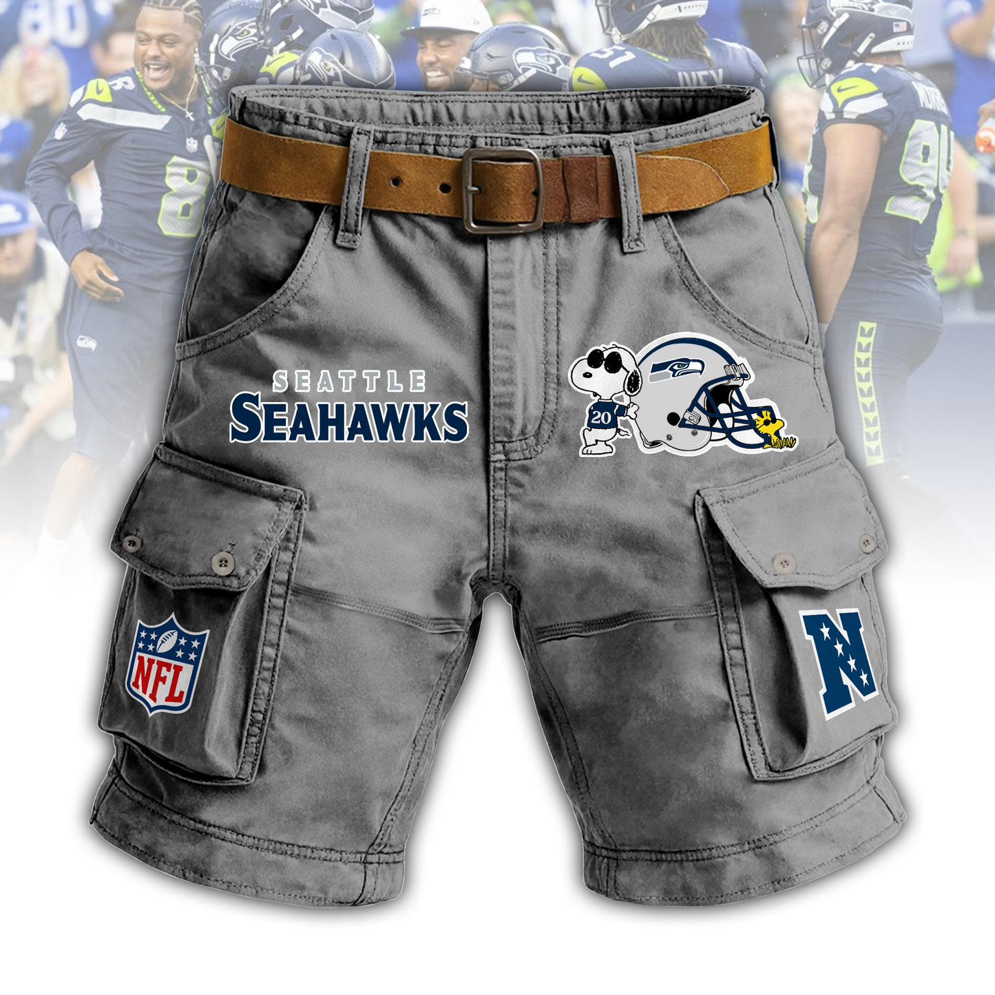 SEA x NFL Man Shorts