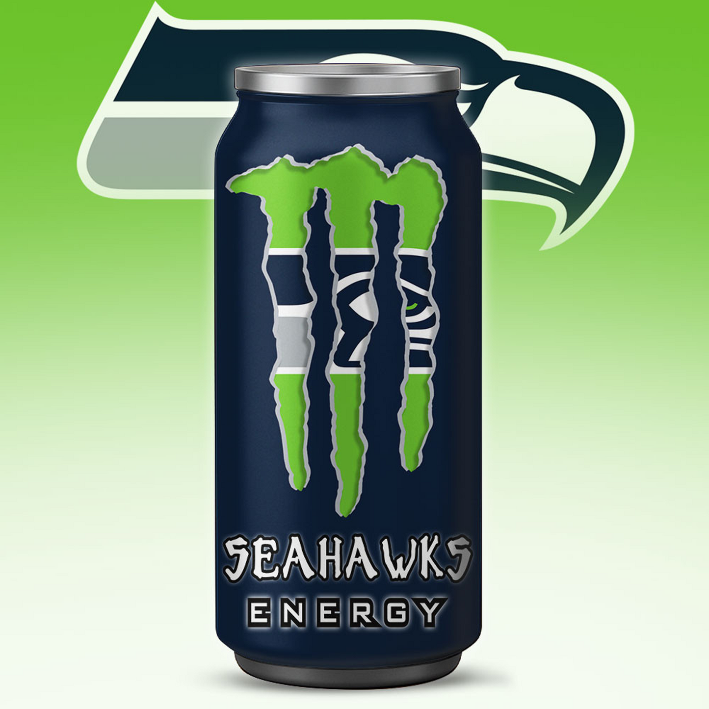 SEA x NFL Monster Energy Tumbler Gift for Fans DATND TANTD