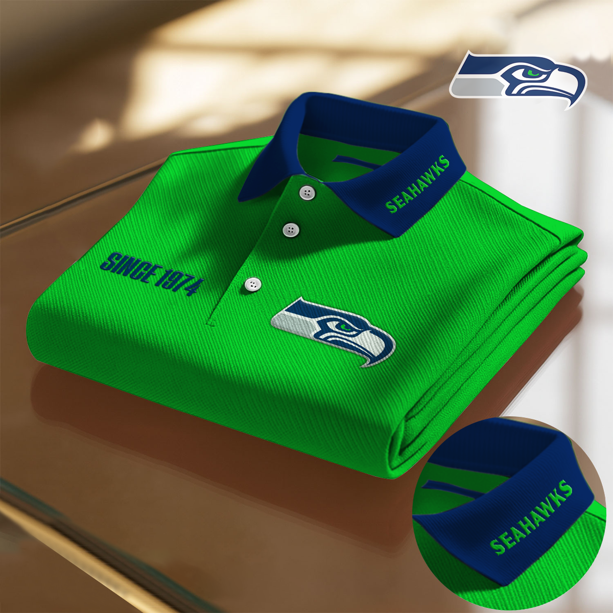 SEA x NFL Premium Polo Shirt DatND DVT