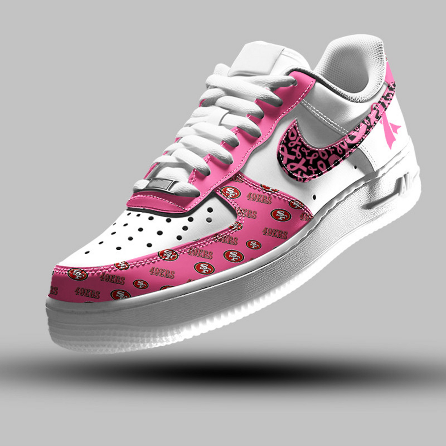 SF Man Low Top Shoes x Breast Cancer Awareness DatND DVT