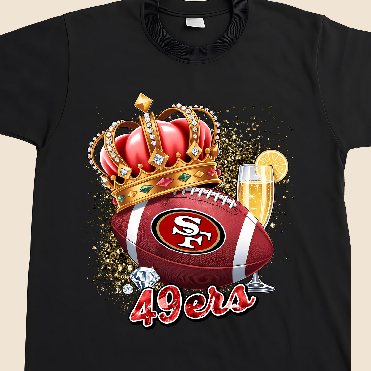 SF x NFL Crowns Diamond T-Shirt DATND TANTD