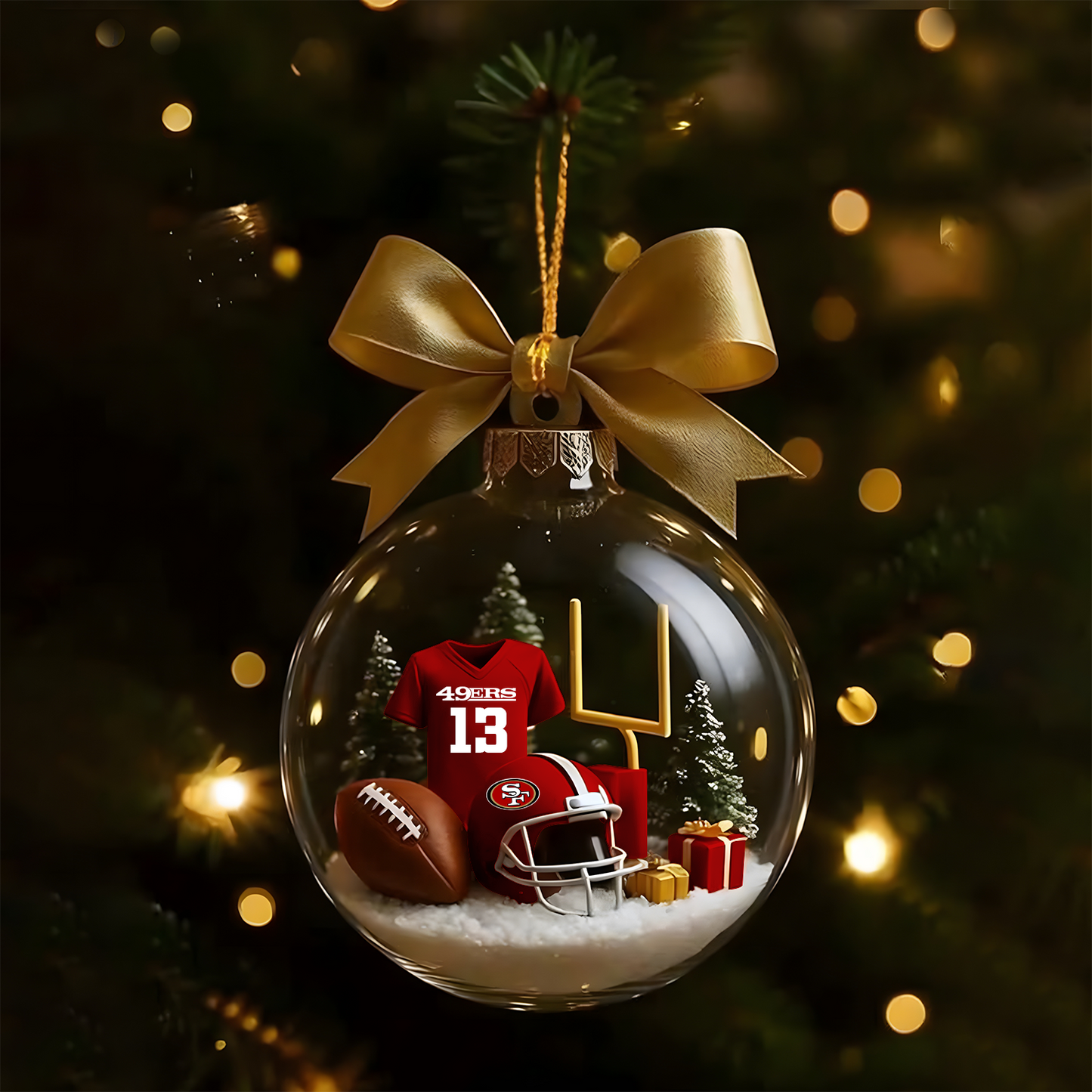 SF x NFL Football Christmas DATND TANTD