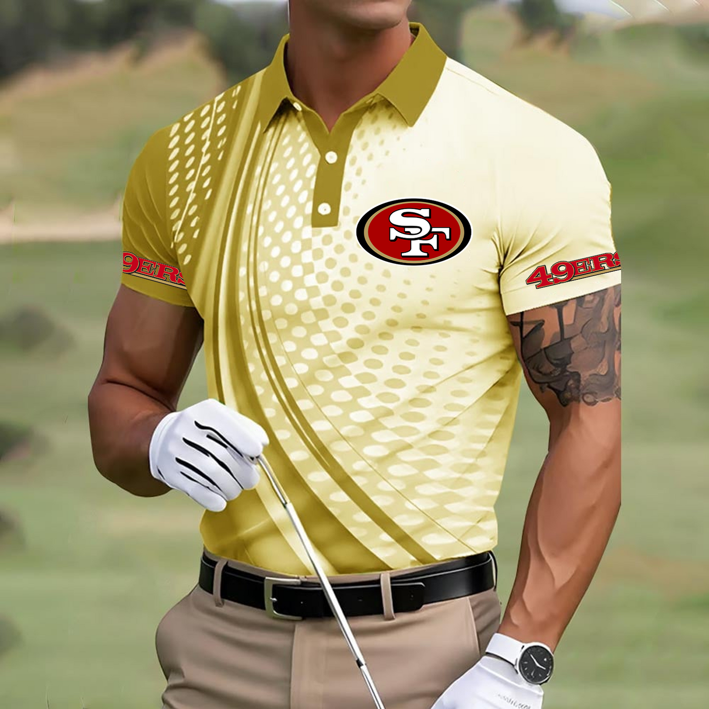 SF x NFL Polo Shirt DATND TANTD