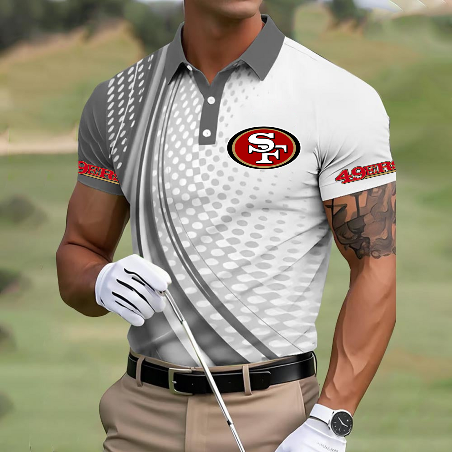 SF x NFL Polo Shirt DATND TANTD