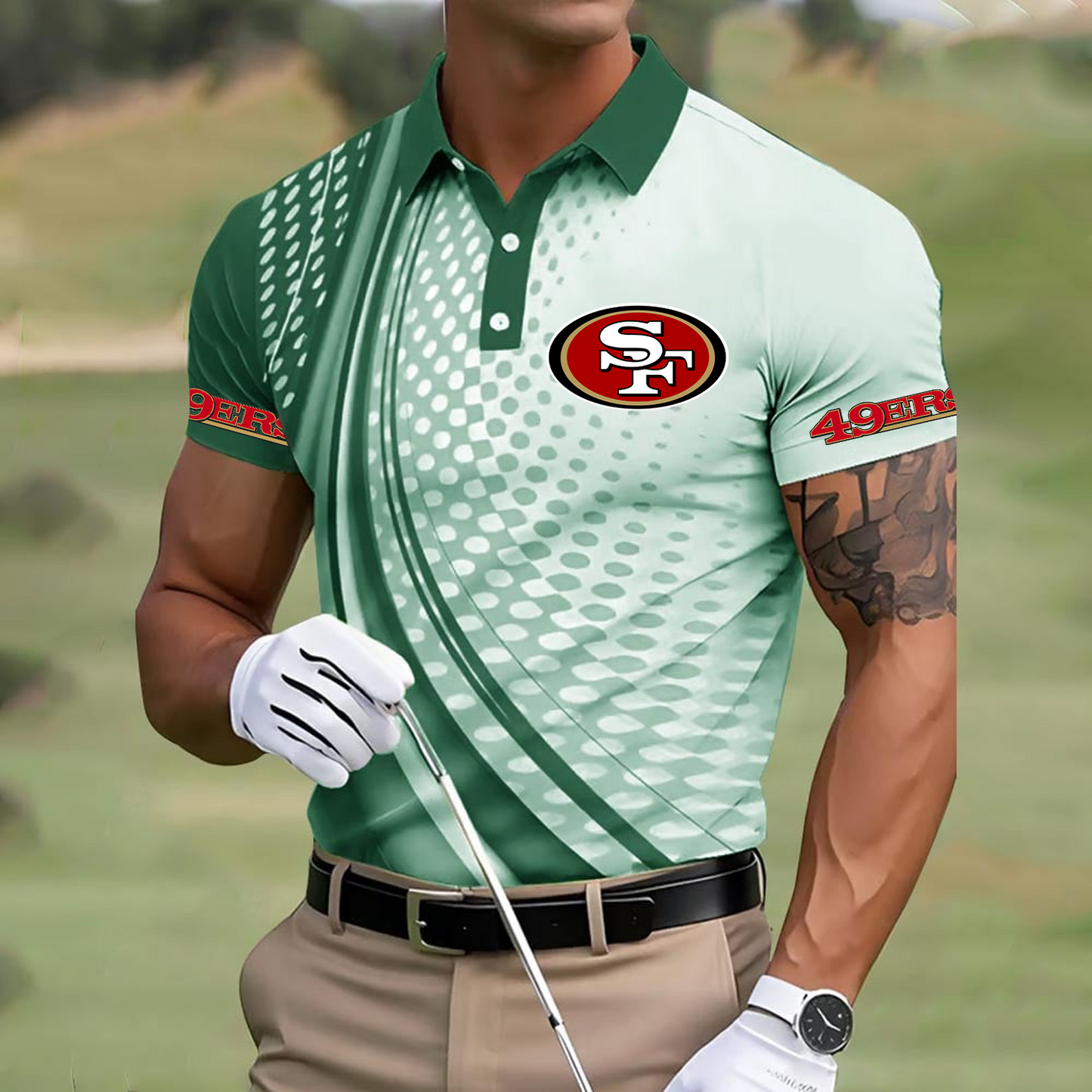 SF x NFL Polo Shirt DATND TANTD