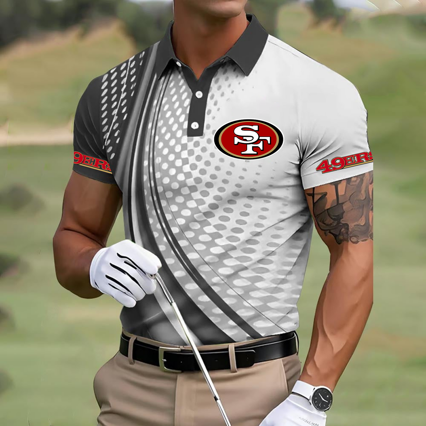 SF x NFL Polo Shirt DATND TANTD