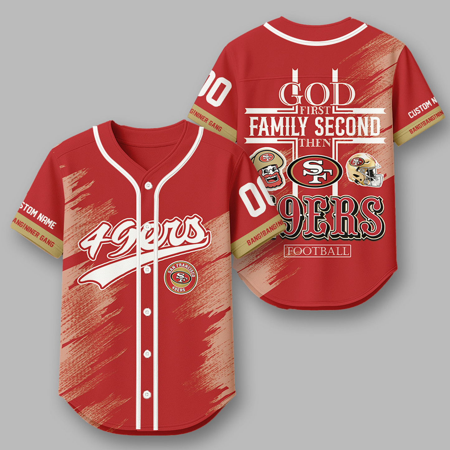 SF x NFL Premium NFL Baseball Jersey DATND TANTD
