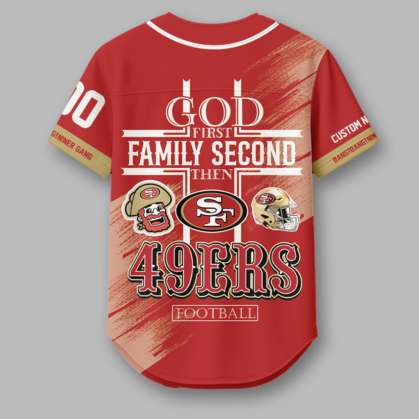 SF x NFL Premium NFL Baseball Jersey DATND TANTD