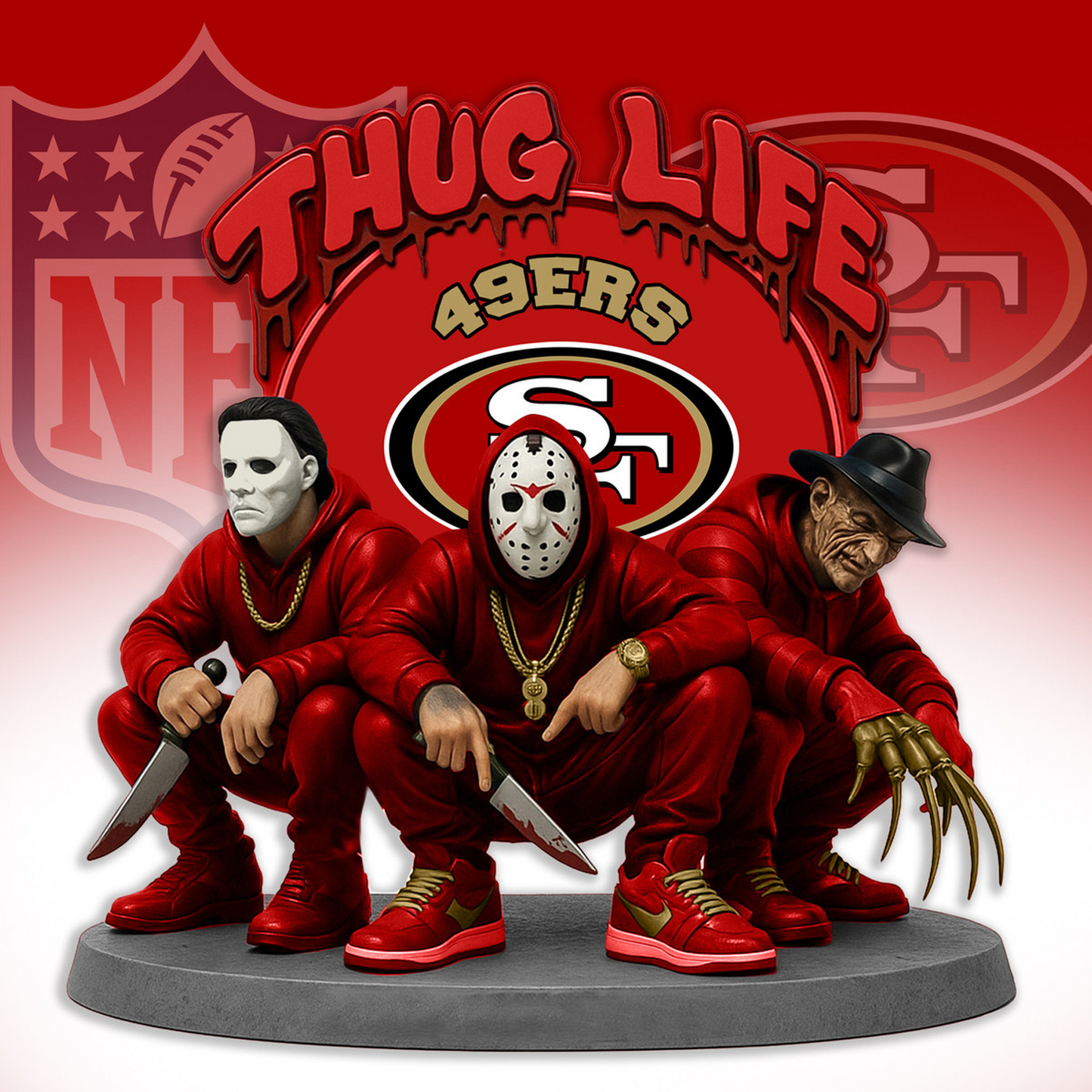 SF x NFL Thug Life Acrylic Plaque