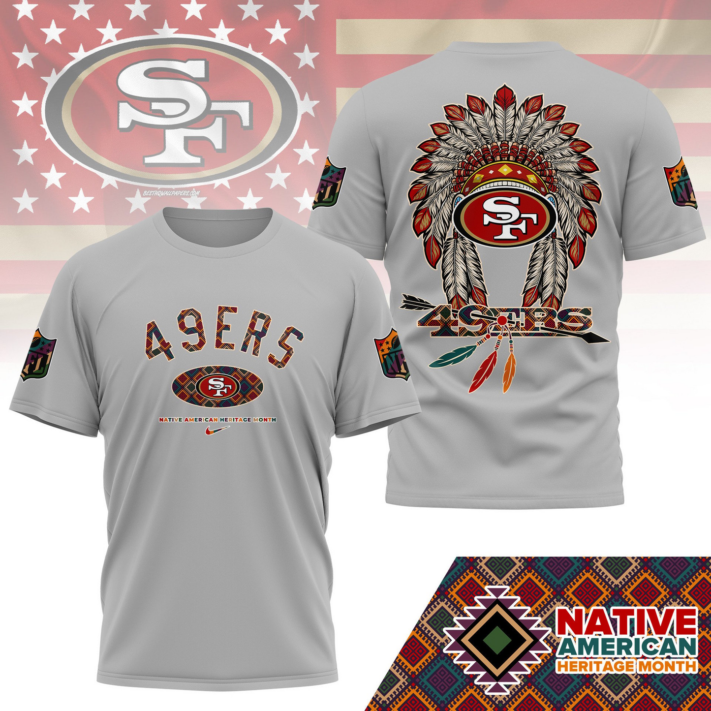 SF4 Premium Native American Heritage Month 3D Shirt DDT TTV