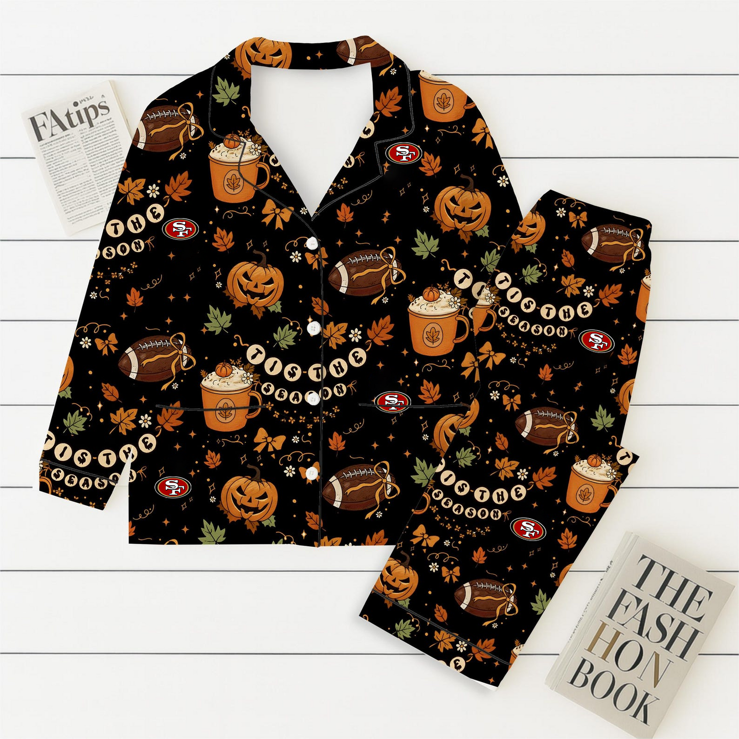SF49 x NFL Tis The Season Pajama Set DDT HLP