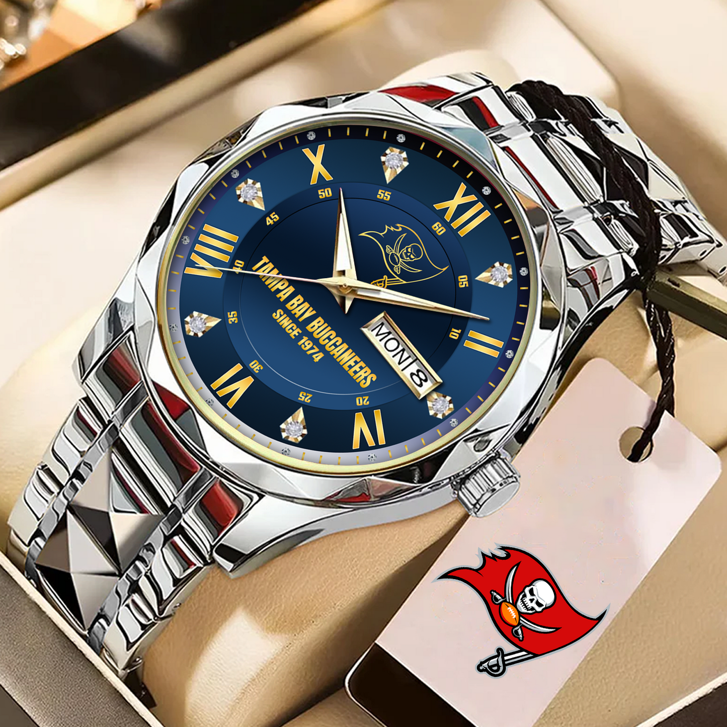 TB x NFL Alloy Luxury Quartz Watch DATND TANTD