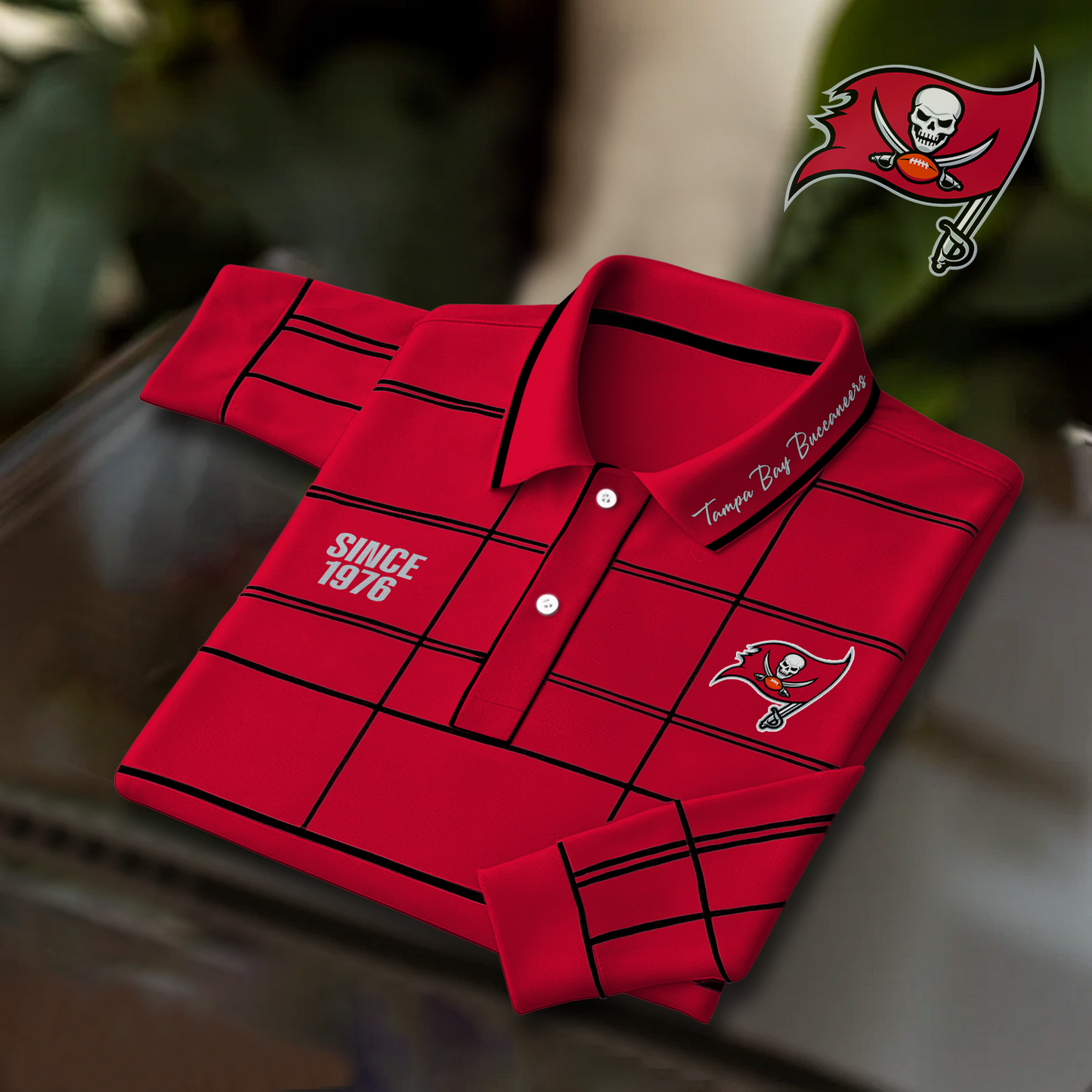 TB x NFL Polo Shirt Long Sleeve DatND DVT