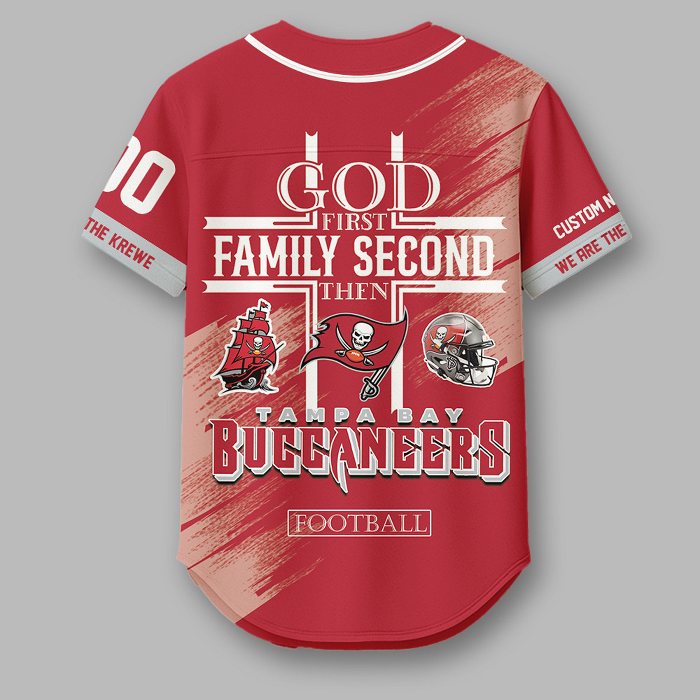 TB x NFL Premium NFL Baseball Jersey DATND TANTD