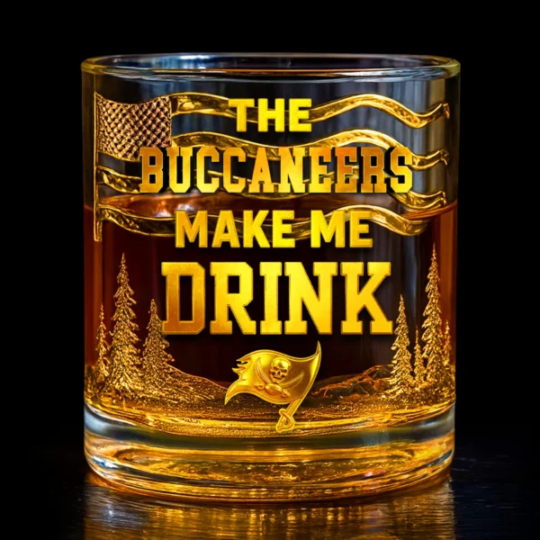 TBB Premium NFL Golden Whiskey Fan Glass DDT HLPhuong