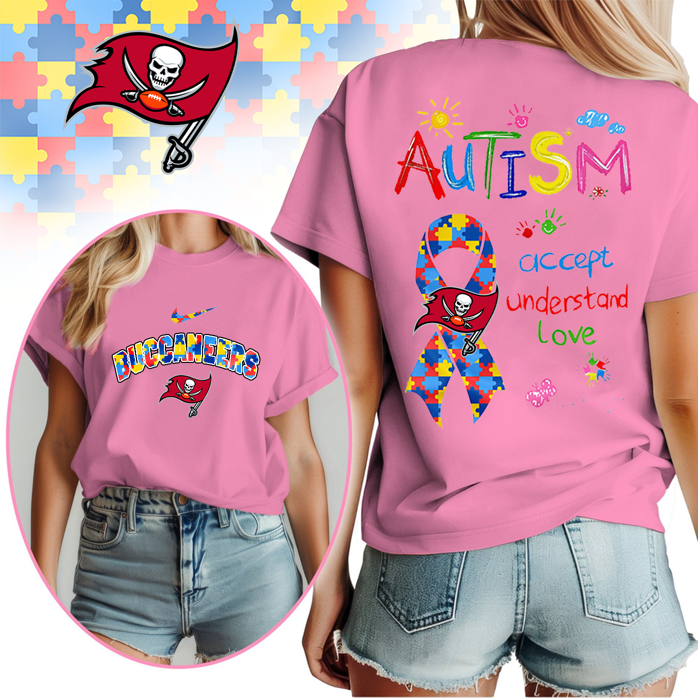 TBB Premium Autism Awareness 3D Shirt DDT TTV