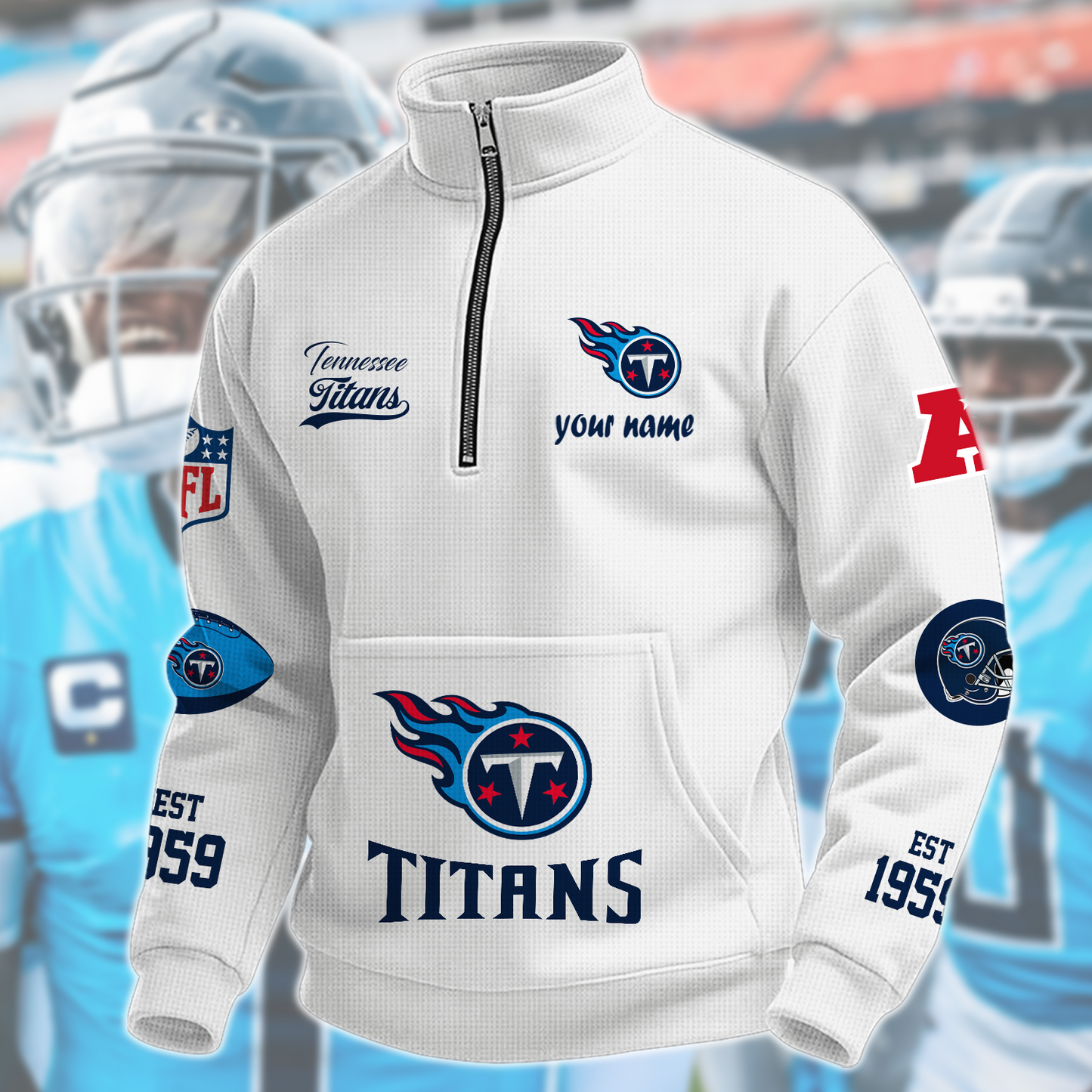 TEN x NFL Quarter-Zip Sweatshirt DatND DVT