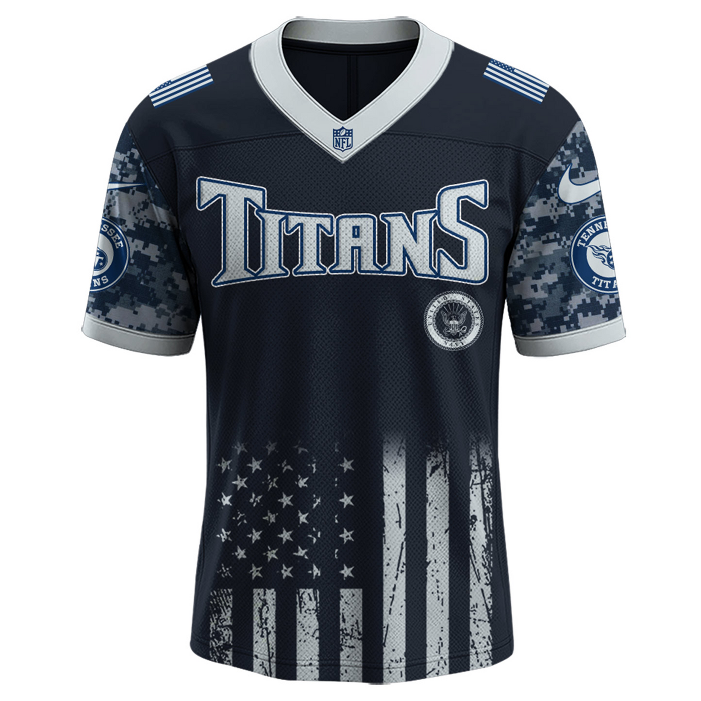 TEN x 250 U.S. Navy 250th Birthday Celebration Jersey DatND DVT