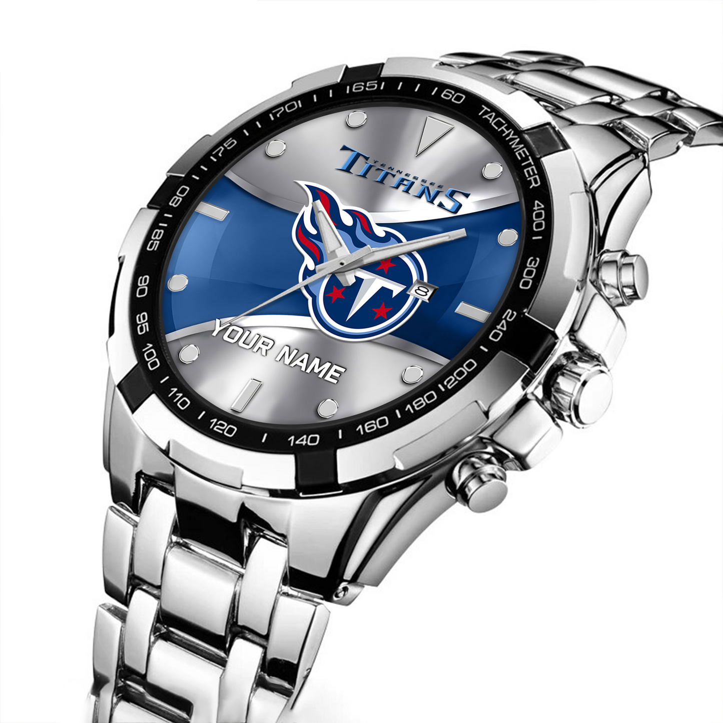 TEN x NFL Alloy Men Quartz Watch - Custom Name DATND TANTD