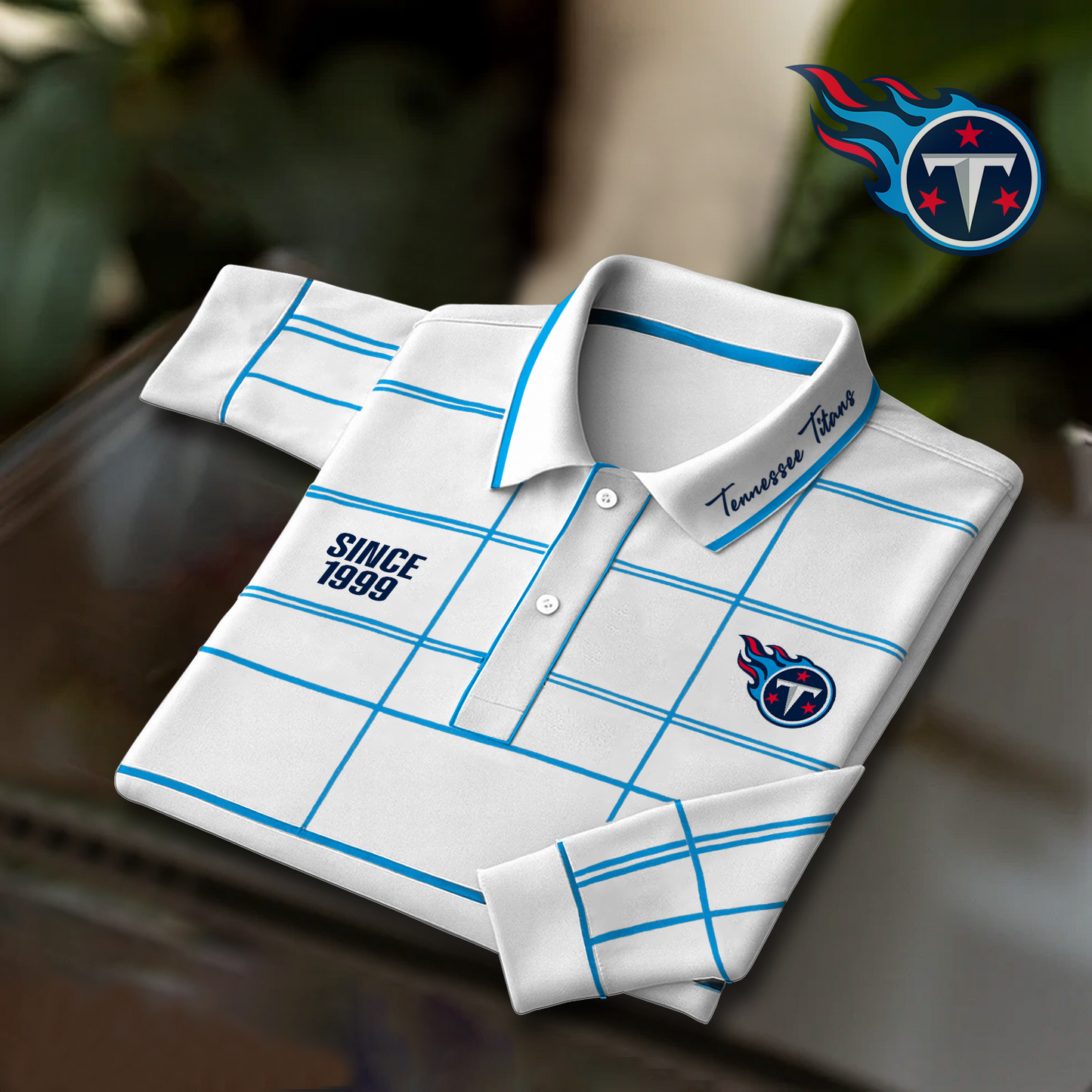 TEN x NFL Polo Shirt Long Sleeve DatND DVT