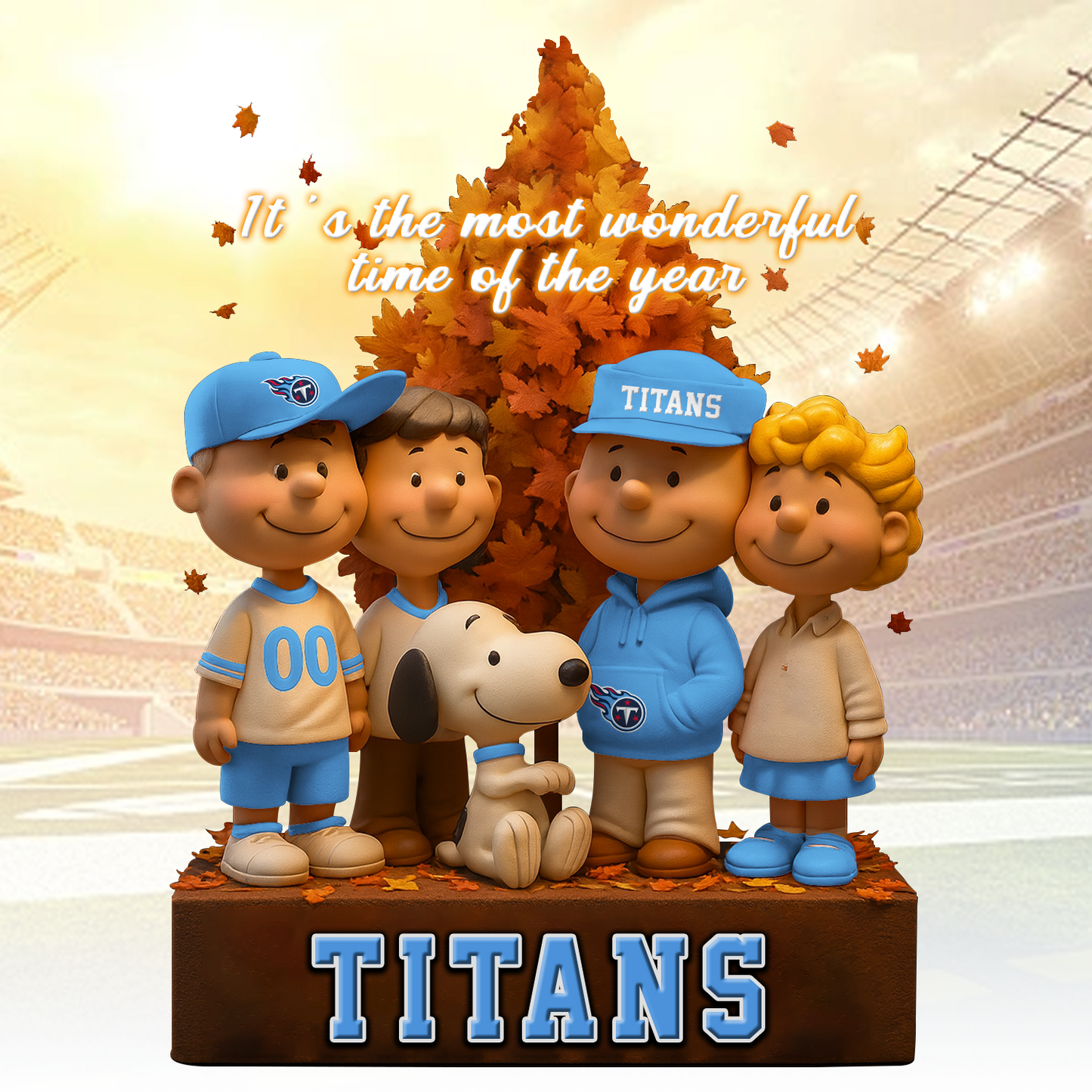 TEN x NFL Premium Acrylic Block Peanuts DATND TANTD 120825