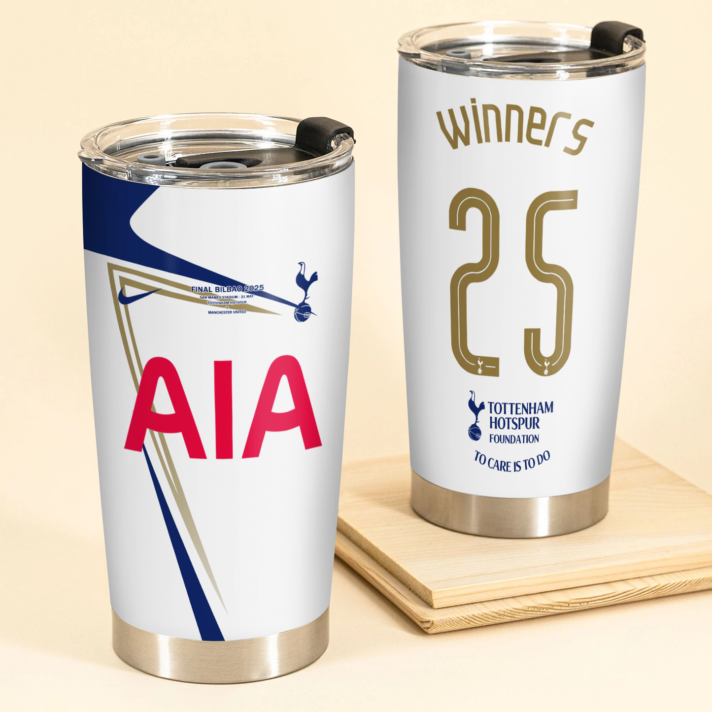 TOT UEFA Europa League Champion 2025 V16 Tumbler DDTCTND