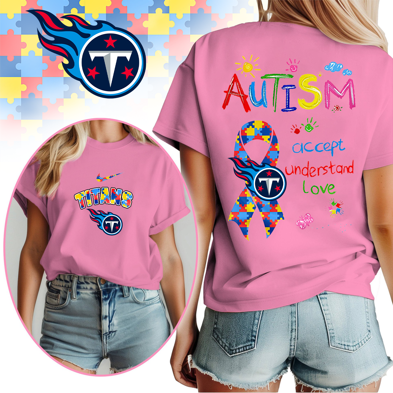 TT Premium Autism Awareness 3D Shirt DDT TTV