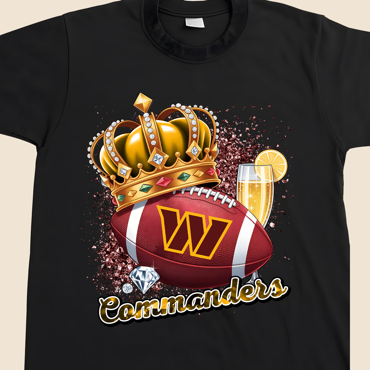 WAS x NFL Crowns Diamond T-Shirt DATND TANTD