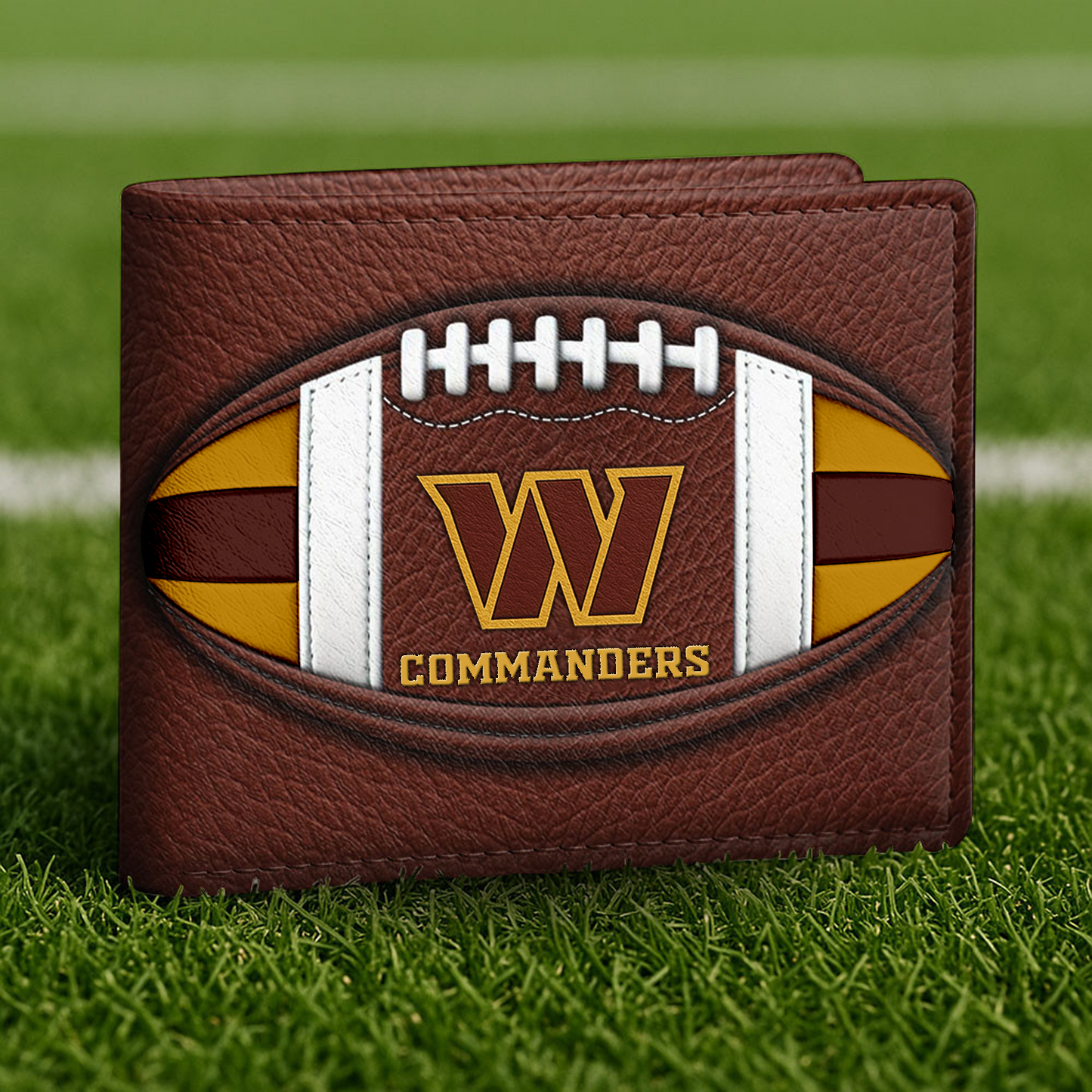 WAS x NFL Football Men Special Brown Wallet DATND TANTD
