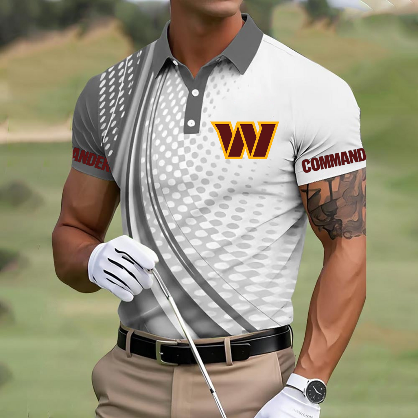 WAS x NFL Polo Shirt DATND TANTD