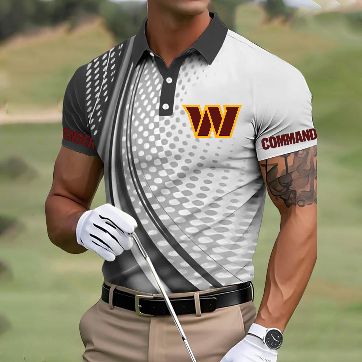 WAS x NFL Polo Shirt DATND TANTD