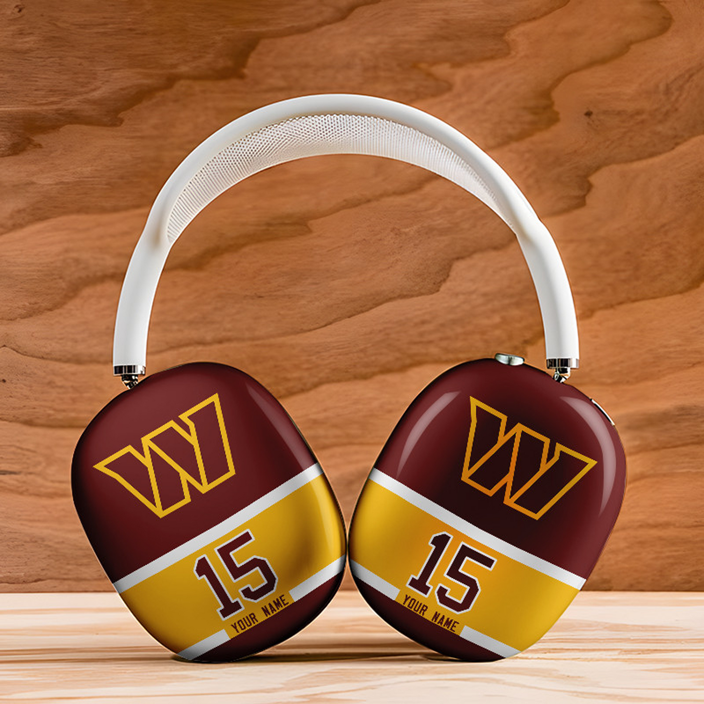 WAS x NFL Special Airpod Max Case Cover Personalized DATND TANTD
