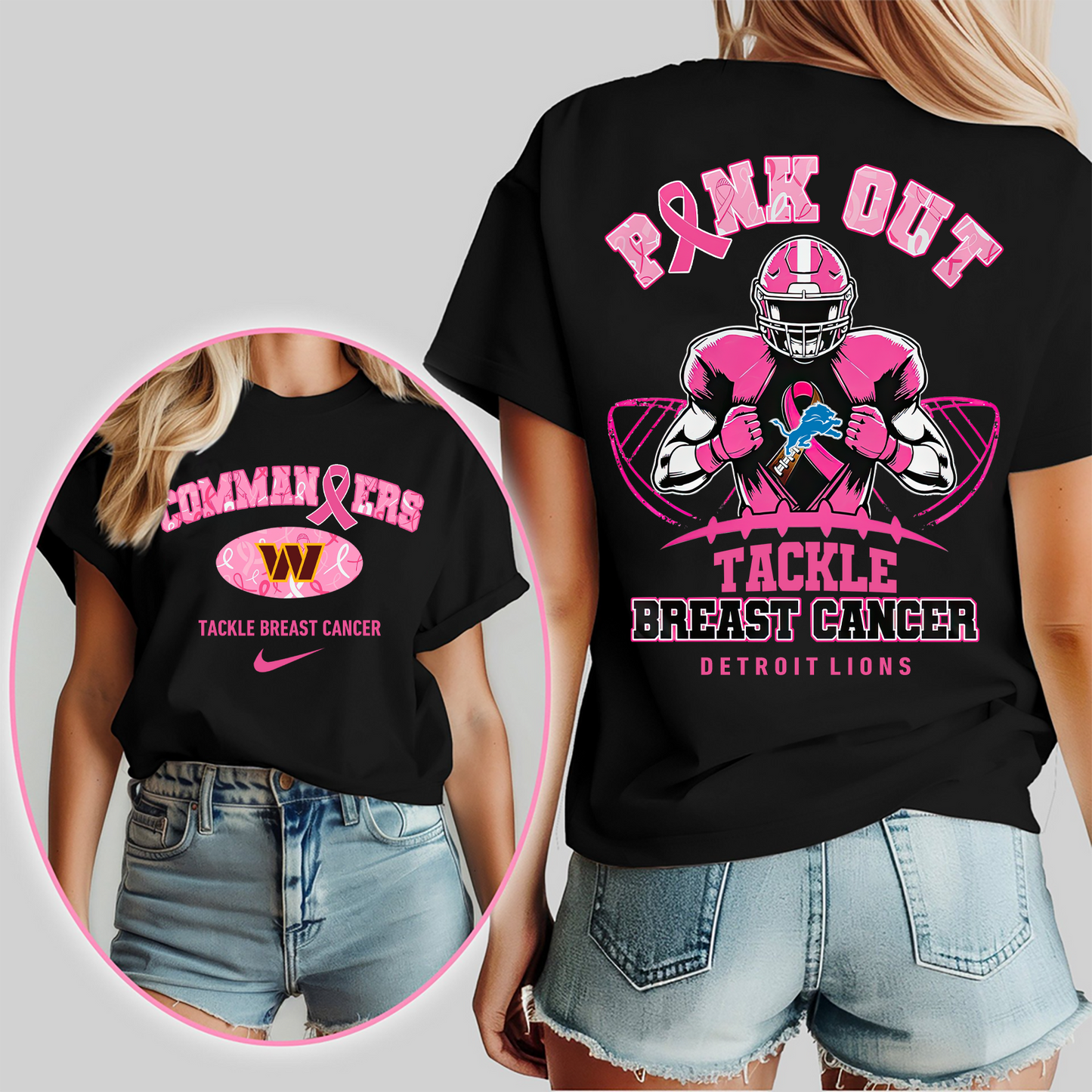 WC Pink Out - Tackle Breast Cancer 3D Shirt DDT 060825 CTND