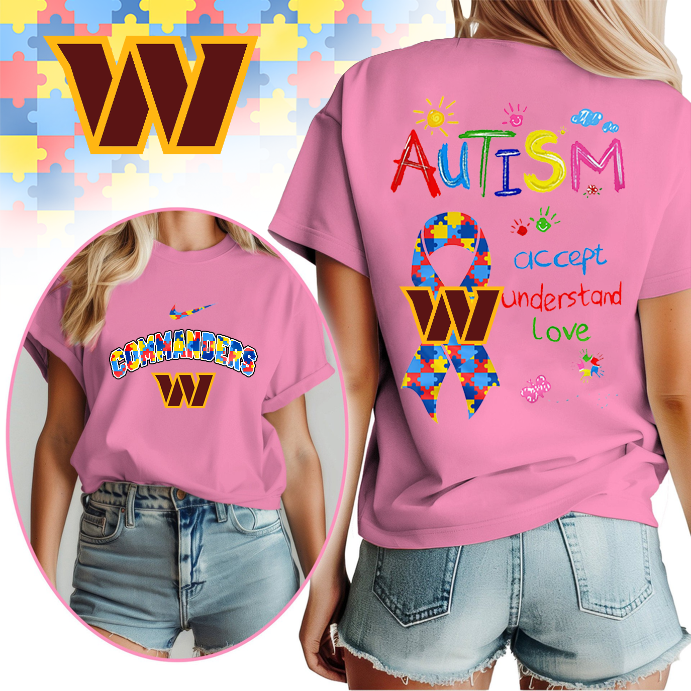 WC Premium Autism Awareness 3D Shirt DDT TTV