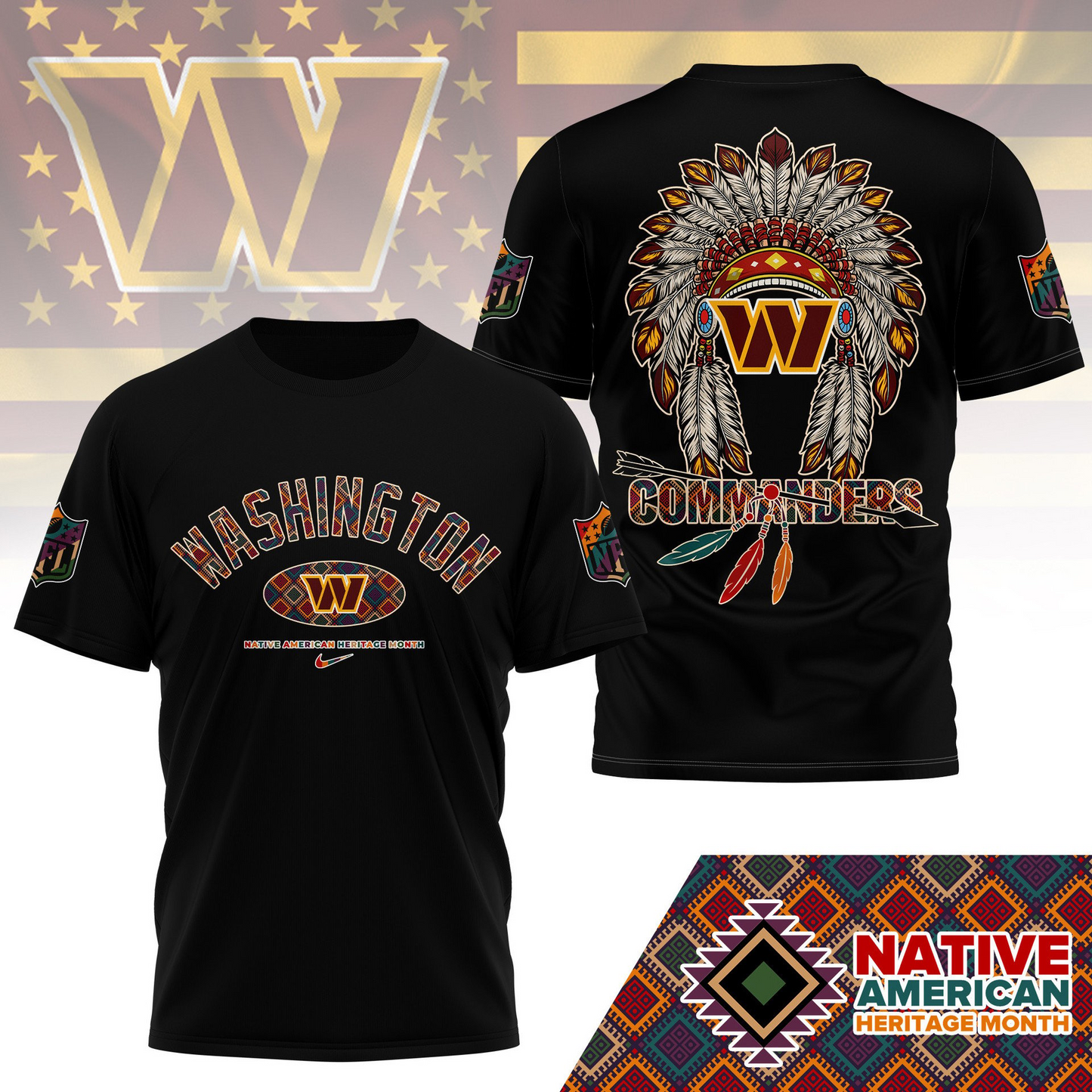 WC Premium Native American Heritage Month 3D Shirt DDT TTV