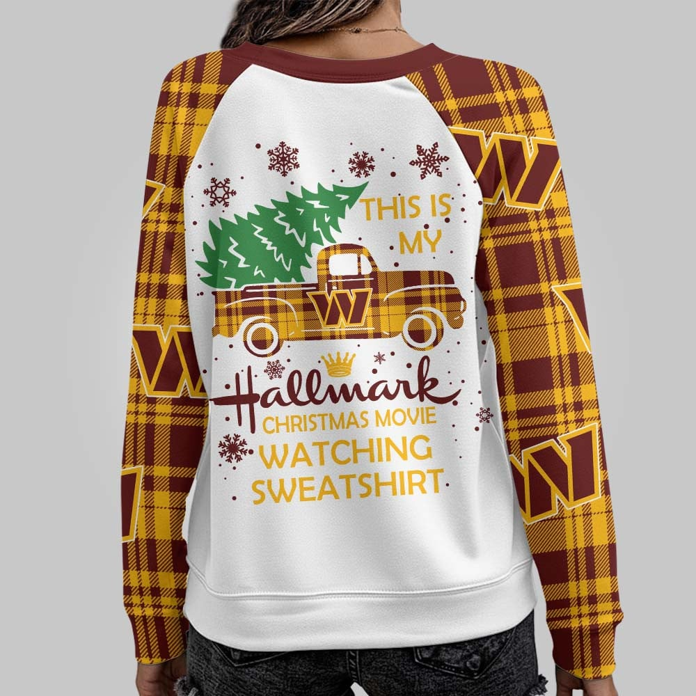 WC Premium NFL Cozy Round Neck Raglan Sleeve Sweatshirt DDT CTND