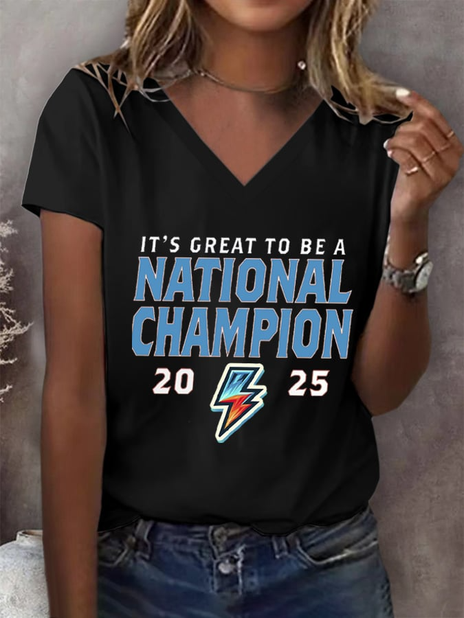 Women's Basketball Print V27 V-Neck T-Shirt DDT NTL