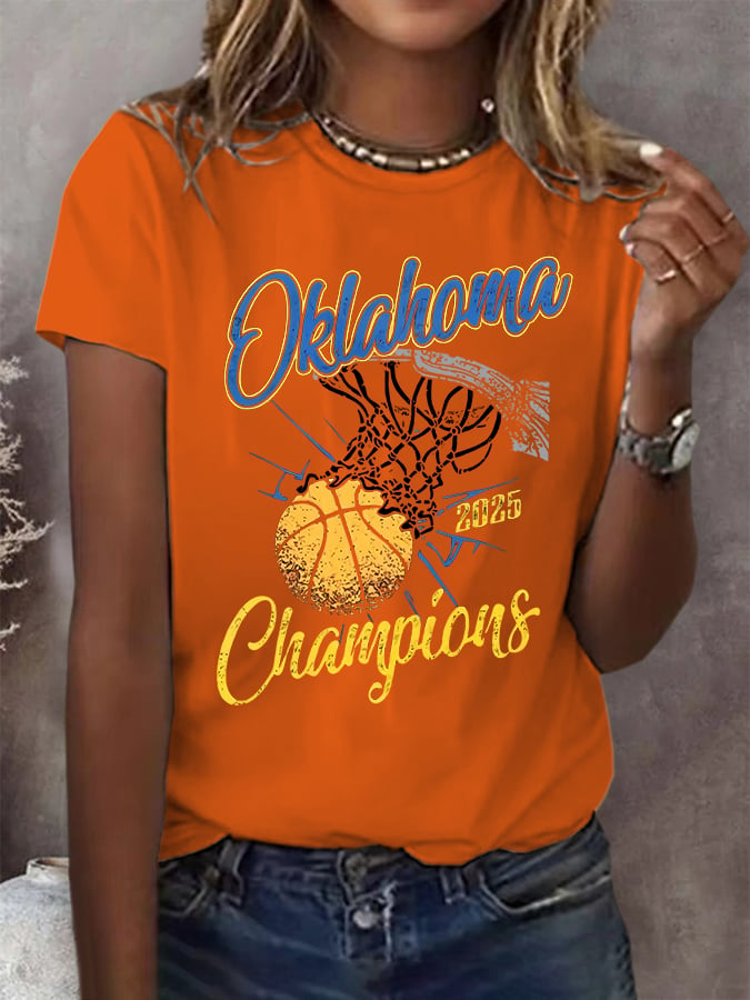 Women's Basketball Print V3 Crew Neck T-Shirt DDT NTL