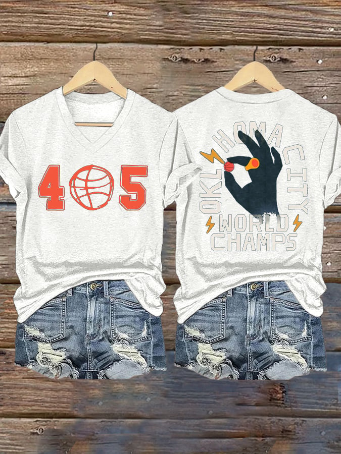 Women's Retro Basketball Team 2025 Champions Print V2 T-Shirt DDT NTL