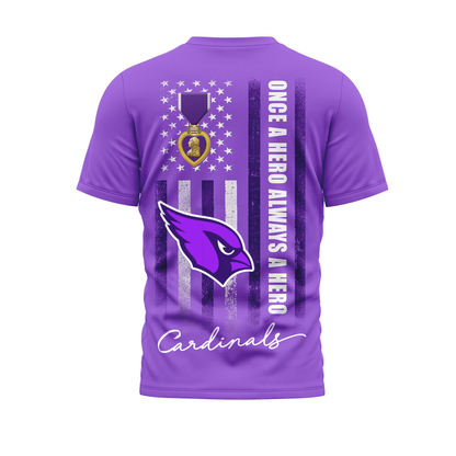 AC Premium National Purple Hear Day 3D Shirt DDT TTV