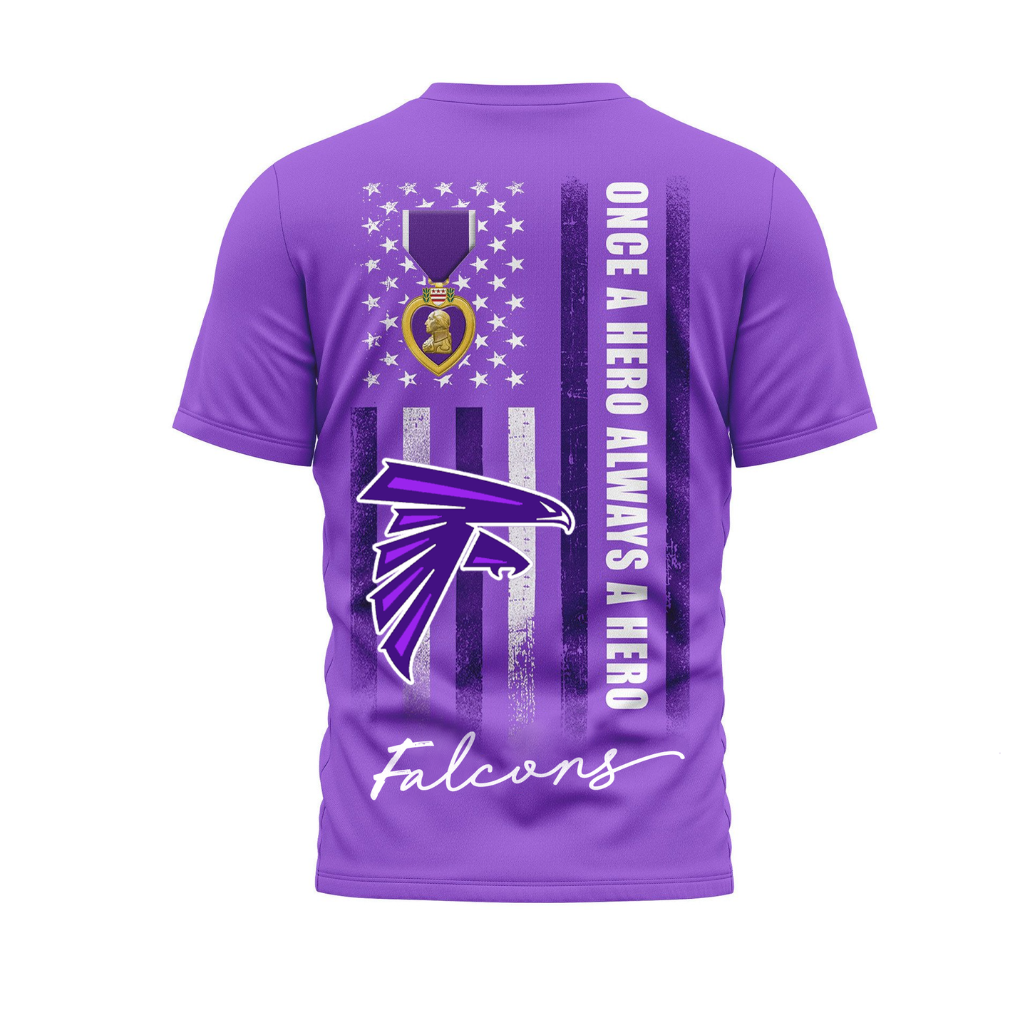 AF Premium National Purple Hear Day 3D Shirt DDT TTV