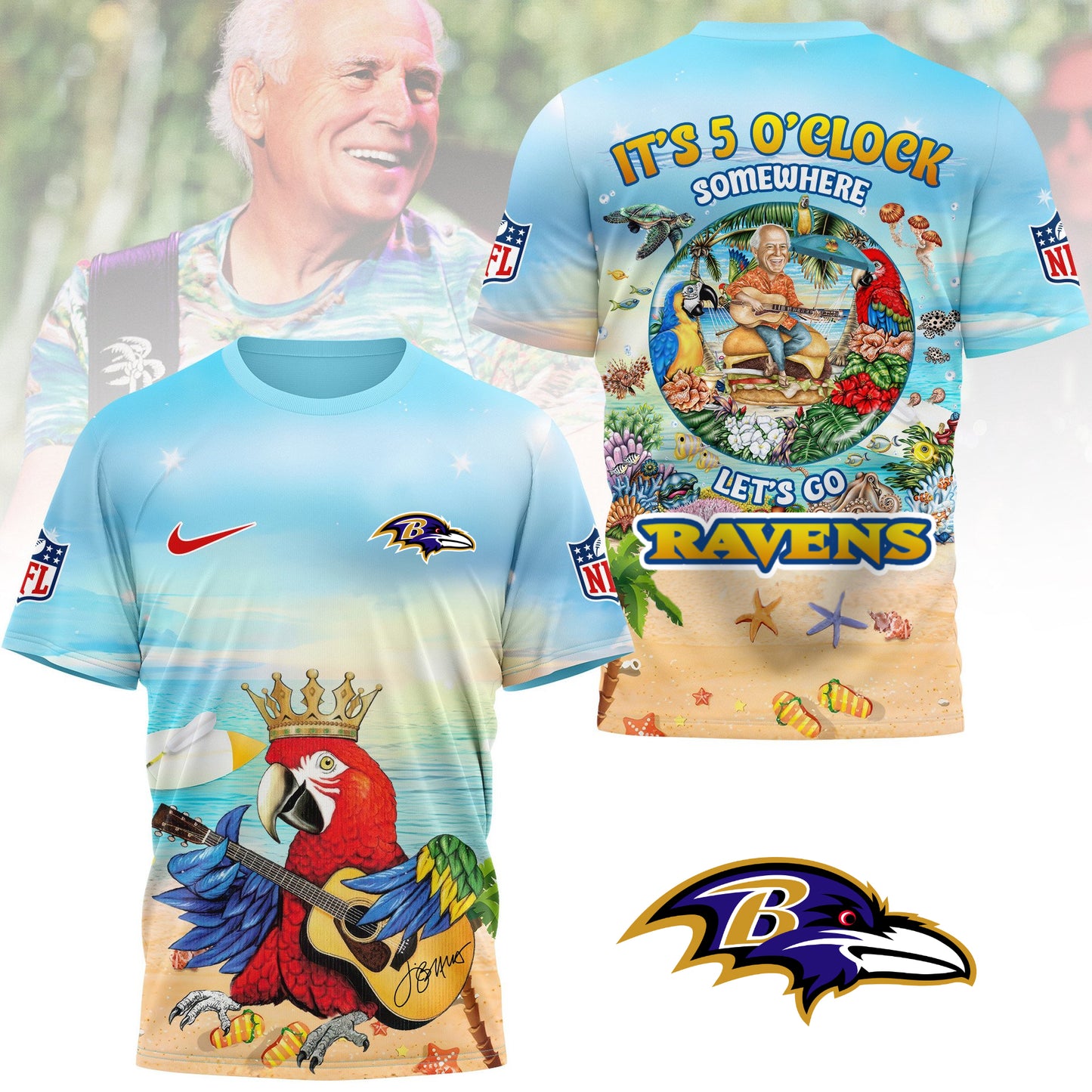 BR Premium Jimmy Buffett Style Shirt DDT CTND