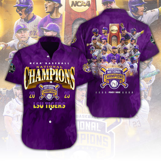 LSU 2025 NCAA Baseball National Champions V13 Baseball Jersey DDT TTV