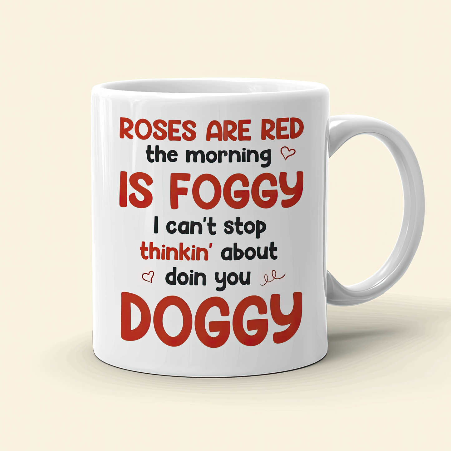 NFL Indianapolis Colts I Can't Stop Thinkin About Doin You Doggy Personalized White Mug