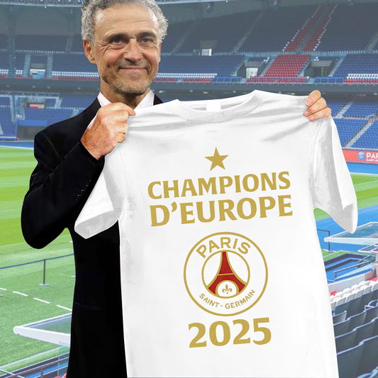 Paris SG Campioni Campioni d'Europa 2025 V2 Shirt DDTCTND