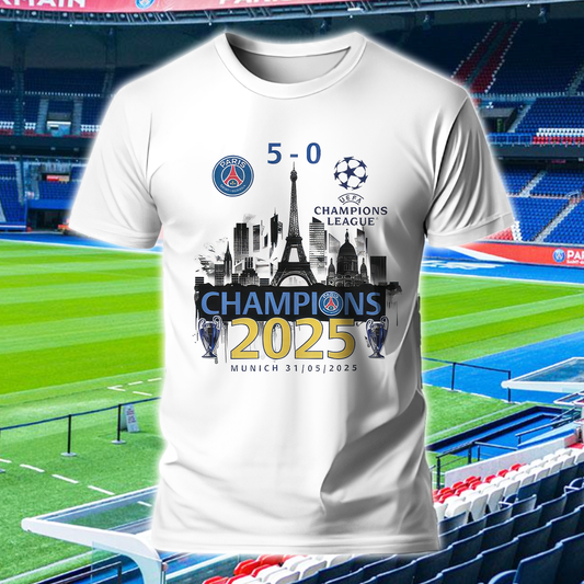 Paris SG Champions League Winner 2025 Shirt DDTCTND