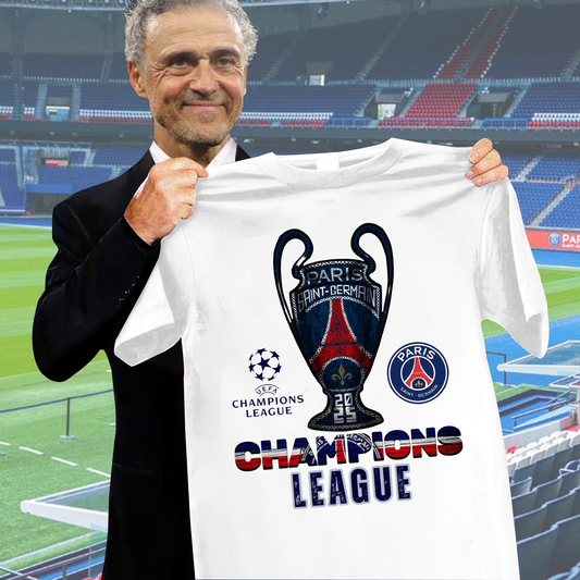 Paris SG Campioni Campioni d'Europa 2025 V3 Shirt DDTCTND