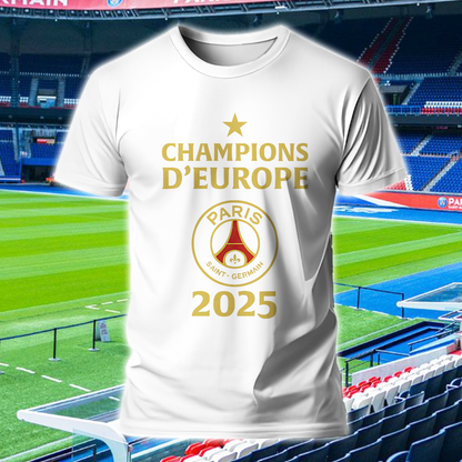 Paris SG Campioni Campioni d'Europa 2025 V2 Shirt DDTCTND