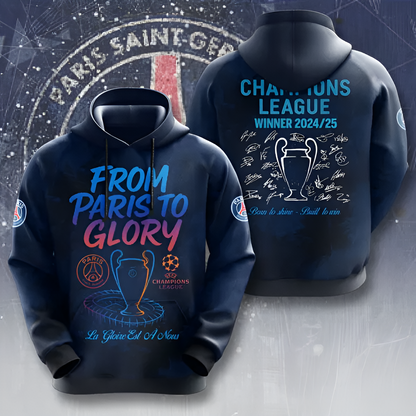 Paris SG UEFA Champions League Champions V37 Shirt DDTNTL