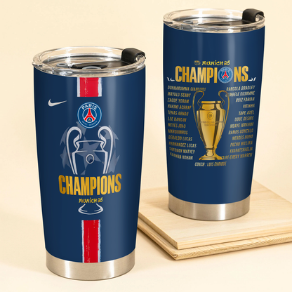 Paris SG UEFA Champions League V5 Winner Tumbler DDTCTND